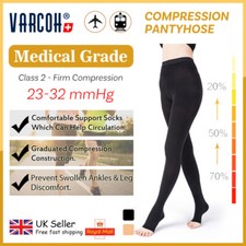 23-32 mmHg Compression Pantyhose Support Tights Hose DVT Anti Embolism Stockings