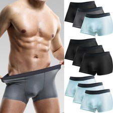 1-3 Pack Men Ice Silk