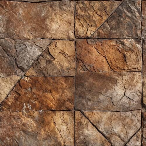 20x rustic stone tile - tile, peel
