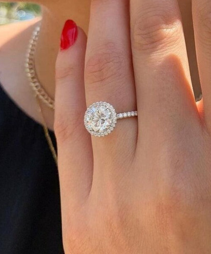 Cluster wedding ring sale - cluster,