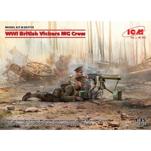 Icm 35713 wwi british vickers - 35713,