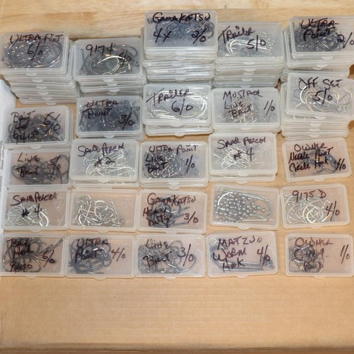 100 hooks packed in - 100's, of