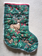 Christmas Stocking Sewing Quilting Project 18" tall