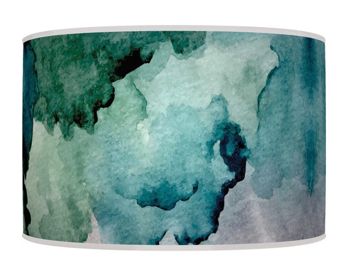 Emerald teal blue watercolor - emerald,