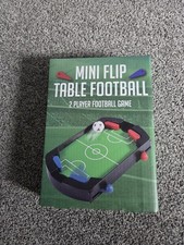 MINI FLIP TABLE FOOTBALL GAME SET 2-Player BNWoT