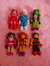 Minimates Set Of 6Scar witch, quiksilver, she hulk, starsapph, starfire, wman