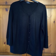 Marks And Spencer Ladies Cardigan With Stretch 16  Three Quarter Length Sleeves