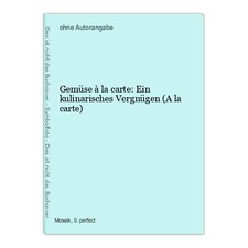 Vegetables À La Carte: A