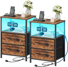 Nightstands Set of 2, Night