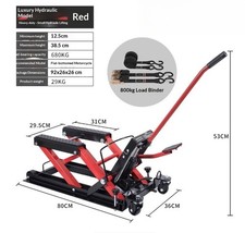 ATV Heavy-Duty Motorcycle Hydraulic Lift Platform Jack Maintenance Tool