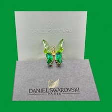 Swarovski Crystal Butterfly Paradise Acadia Emerald Green BROOCH in silver/GP
