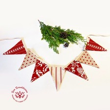 Handmade Christmas bunting