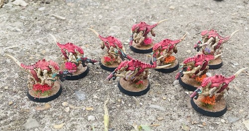 Painted tyranid termagants - tyranid,
