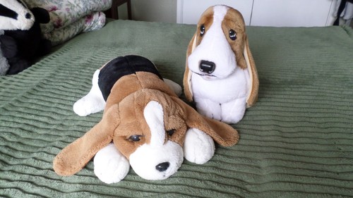 Basset hound soft toys - x,