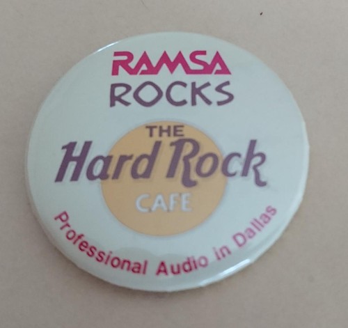 Badge hard rock cafe can - cafe, /