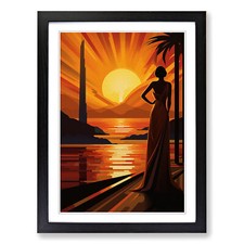Art deco sunset - deco,