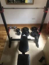 bench press and squat rack With Weights 