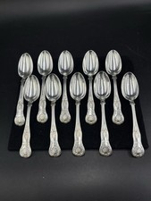 A Set Of Ten 1894 Sterling Silver Teaspoons
