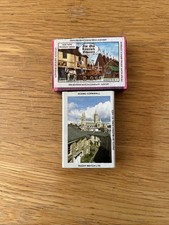 2 Vintage Matchboxes -Old Kentish Country No 2 Hop Farm & Truro Cathedral