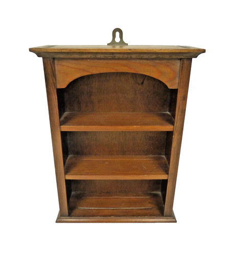 Vintage wooden brown - brown, display