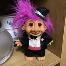 Vintage Troll Dolls Bride And