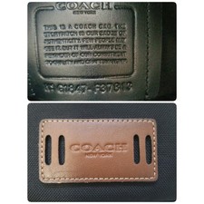 COACH body bag Graham utility 2 layer black from Japan