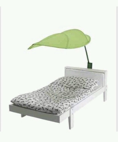 New ikea lova bed - canopy, leaf.