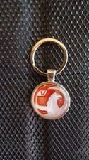 Vauxhall Metal Domed Key Ring