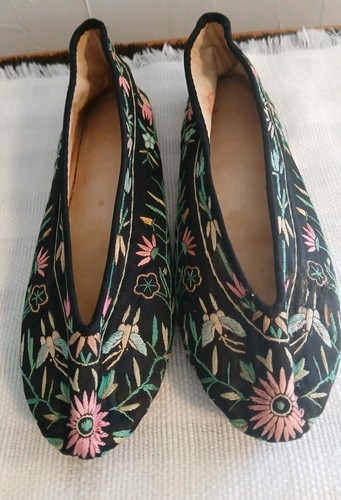 1950s chinese slippers - chinese,