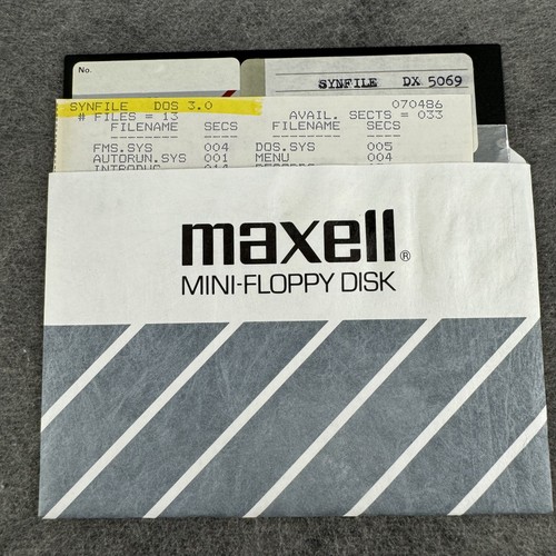 Vintage computer floppy disk - vintage,