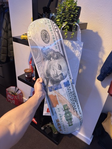 Supreme money logo skateboard - supreme,