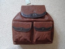 New with tags Lakeland Hartsop brown real leather backpack handbag