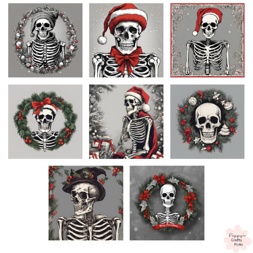 Gothic christmas card - gothic, toppers