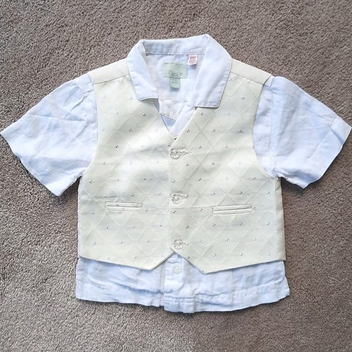 Monsoon shirt waistcoat set
