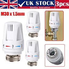 3X Thermostat Head TRV