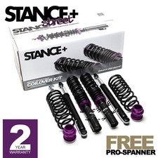 Stance+ Street Coilovers Suspension Kit Seat Leon (1M) 2WD Models (All Engines)