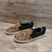 Men’s Fallen Skate Shoes - Black & Brown Lion Print - US 11
