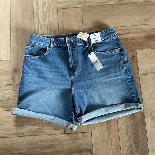 Blue denim boy shorts uk12 - denim,
