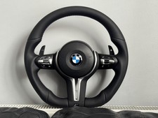 BMW brushed silver black  Flat Bottom Steering Wheels F30 F20 F80 F82