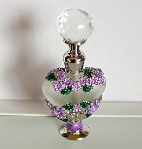 purple glass bottles