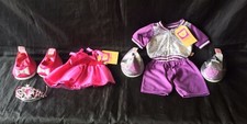 NEW Chad Valley DESIGNABEAR LITTLE PRINCESS BALLET OUTFIT & SEQUIN JACKET OUTFIT