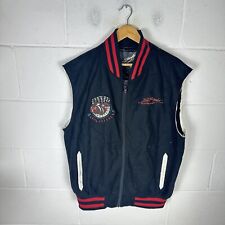 Vintage Ed Hardy Jacket Mens 2XL XXL Black Varsity Christian Audigier Y2K Goth*