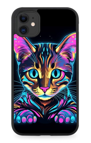 Colourful bengal cat rubber - cat,