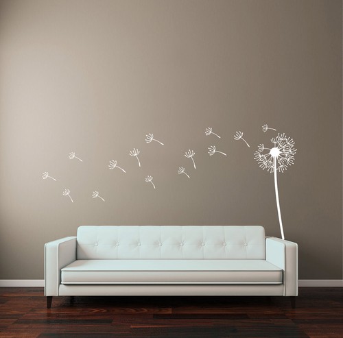 Flower dandelion large vinyl - large,