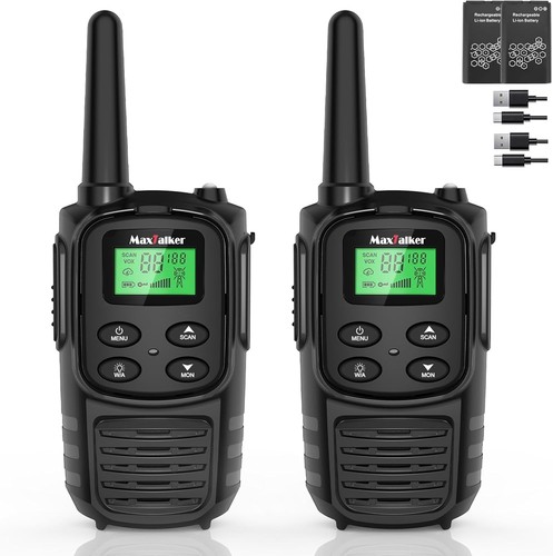 Rechargeable long range walkie - rechargeable,