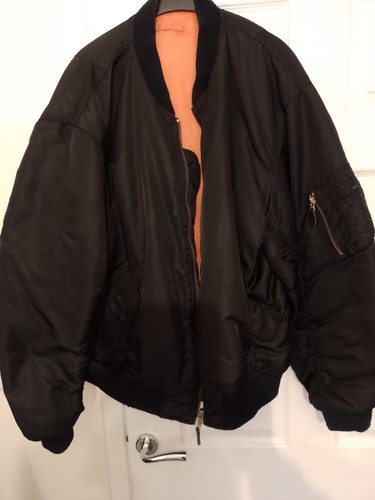 Vintage black ma1 flight - vintage,