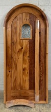 Rustic reclaimed lumber arched