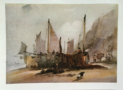 Fishing boats beach h e - h,