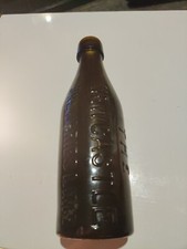 Antique Glass The Newcastle Breweries Lim Vintage- Victorian Bottle
