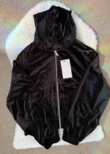 Zara velvet hoodie - velvet, dark